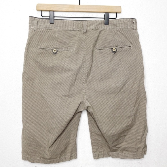 Carbon2cobalt Men's Plaid Patterned Cotton Shorts Casual Summer Size 35 122014 - Picture 2 of 10